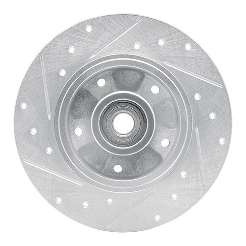 R1 11-15 Renault Fluence (Mexico) Rear Right Drilled & Slotted Silver Brake Rotor
