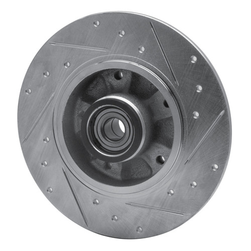 R1 11-15 Renault Fluence (Mexico) Rear Left Drilled & Slotted Silver Brake Rotor