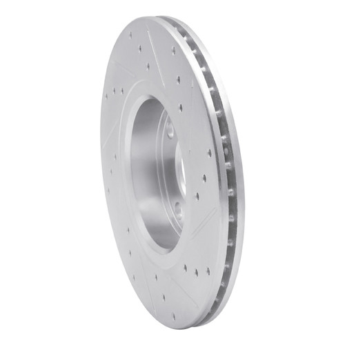 R1 06-10 Fiat Punto (Mexico) Front Left Drilled & Slotted Silver Brake Rotor