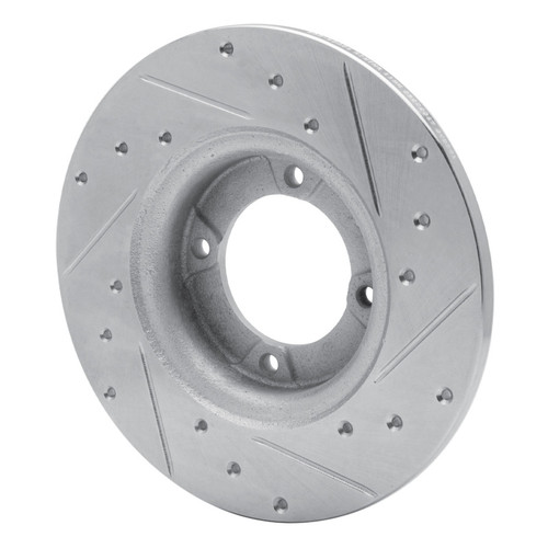 R1 74-84 Ford COURIER (USA/Canada) Front Left Drilled & Slotted Silver Brake Rotor