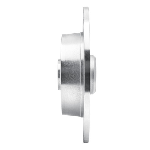 R1 88-92 Ford Probe Rear Left Drilled & Slotted Silver Brake Rotor