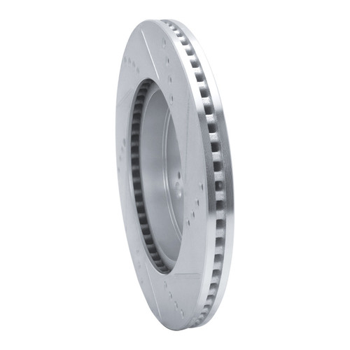 R1 19-25 Toyota Corolla (Mexico) Front Left Drilled & Slotted Silver Brake Rotor