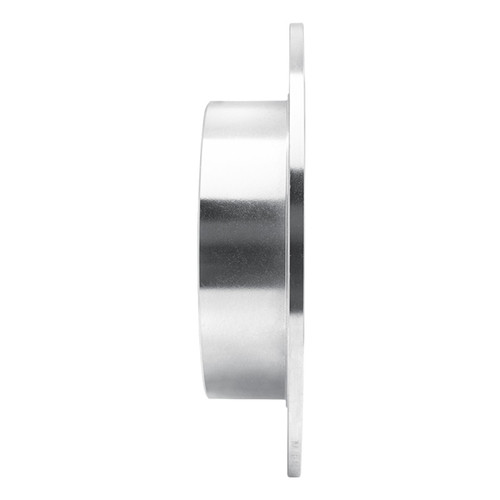 R1 04-05 Toyota RAV4 Rear Right Drilled & Slotted Silver Brake Rotor