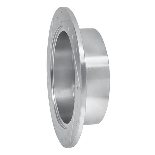 R1 04-09 Lexus RX350 Rear Right Drilled & Slotted Silver Brake Rotor