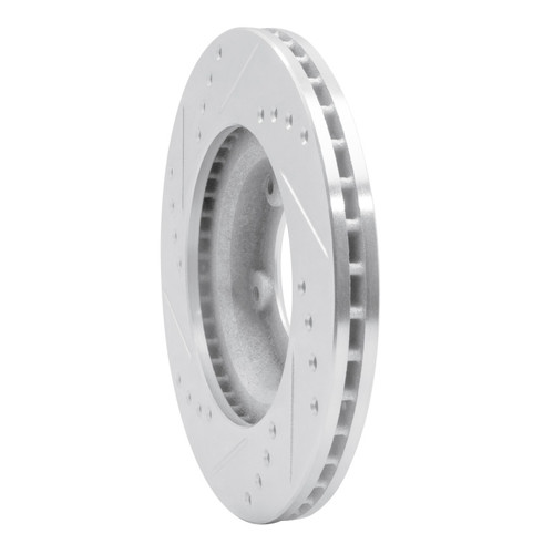 R1 89-08 Toyota Hilux (Mexico) Front Right Drilled & Slotted Silver Brake Rotor