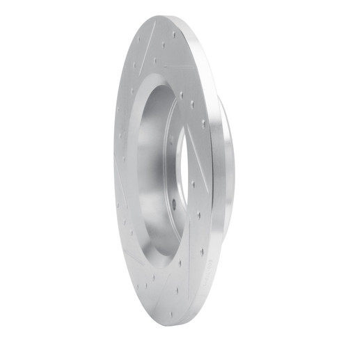 R1 79-80 Toyota Pickup Front Right Drilled & Slotted Silver Brake Rotor