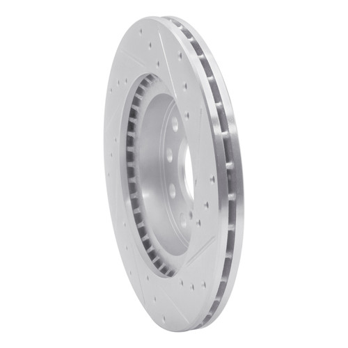 R1 92-95 Toyota MR2 Rear Left Drilled & Slotted Silver Brake Rotor