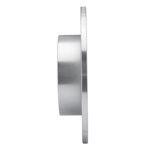 R1 10-19 Audi A3 Rear Left Drilled & Slotted Silver Brake Rotor