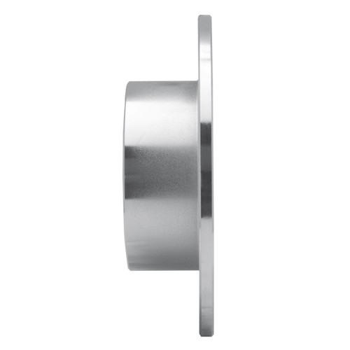 R1 92-05 Audi A6 (Mexico) Rear Left Drilled & Slotted Silver Brake Rotor