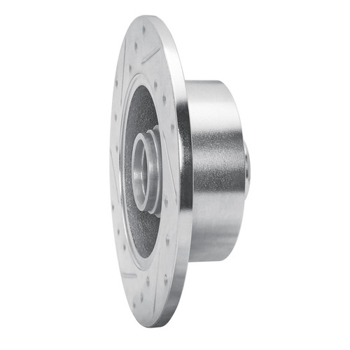 R1 96-08 Audi A4 (Mexico) Rear Right Drilled & Slotted Silver Brake Rotor