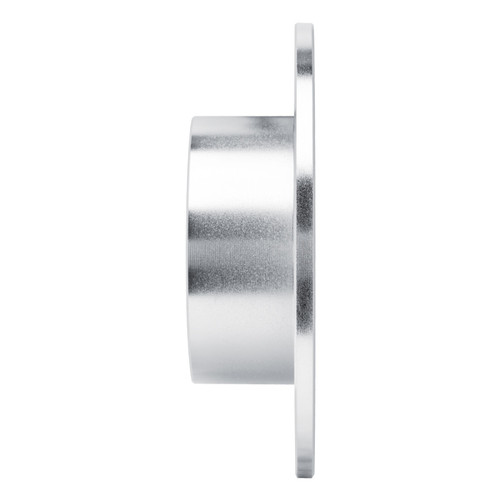 R1 89-91 Audi 100 Rear Left Drilled & Slotted Silver Brake Rotor