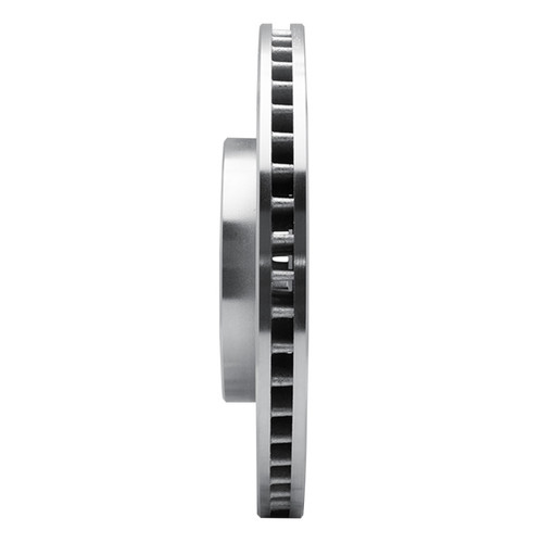 R1 04-11 Mitsubishi Endeavor Front Right Drilled & Slotted Silver Brake Rotor