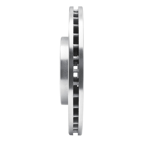 R1 94-00 Mitsubishi Montero Front Right Drilled & Slotted Silver Brake Rotor