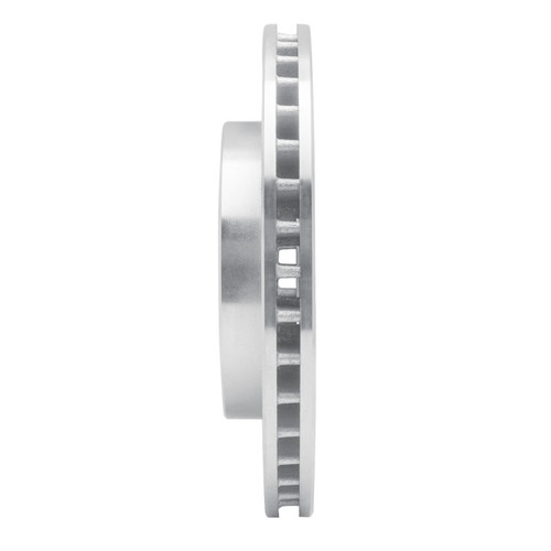 R1 98-07 Mitsubishi Lancer Front Right Drilled & Slotted Silver Brake Rotor