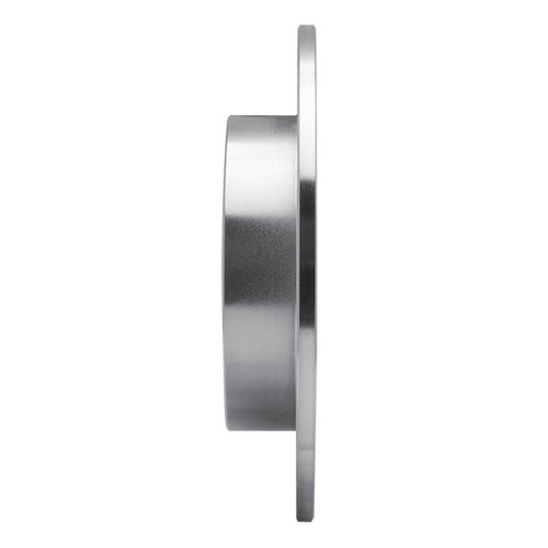 R1 89-93 Nissan Maxima Rear Left Drilled & Slotted Silver Brake Rotor