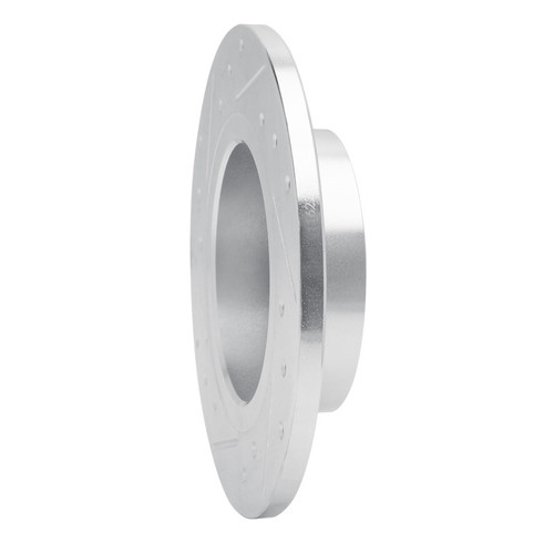 R1 86-06 Nissan TSURU (Mexico) Front Right Drilled & Slotted Silver Brake Rotor