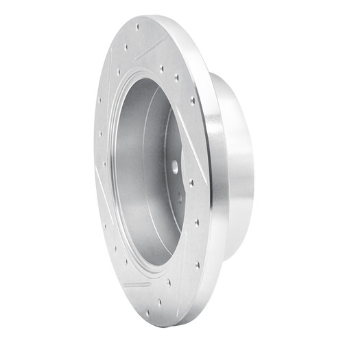 R1 19-25 Freightliner SprintER 1500 Rear Right Drilled & Slotted Silver Brake Rotor