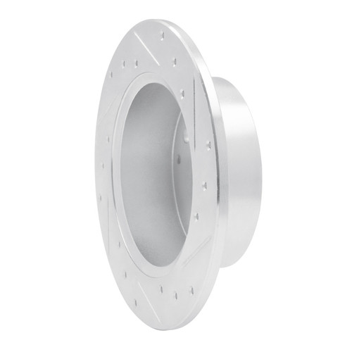 R1 92-94 Acura Vigor Rear Left Drilled & Slotted Silver Brake Rotor