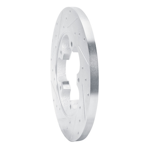 R1 15-25 Ford Transit-150 Rear Right Drilled & Slotted Silver Brake Rotor