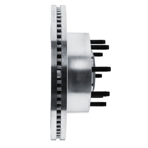 R1 11-25 Ford F-350 Super Duty 2WD Front Right Drilled & Slotted Silver Brake Rotor EDZ-54224R