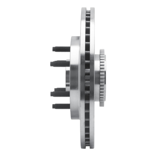 R1 04-08 Ford F-150 RWD Front Left Drilled & Slotted Silver Brake Rotor EDZ-54184L