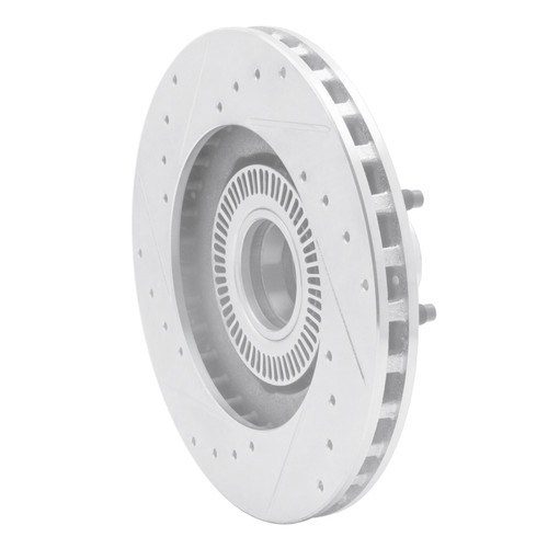 R1 95-11 Ford Ranger (USA/Canada) Front Right Drilled & Slotted Silver Brake Rotor