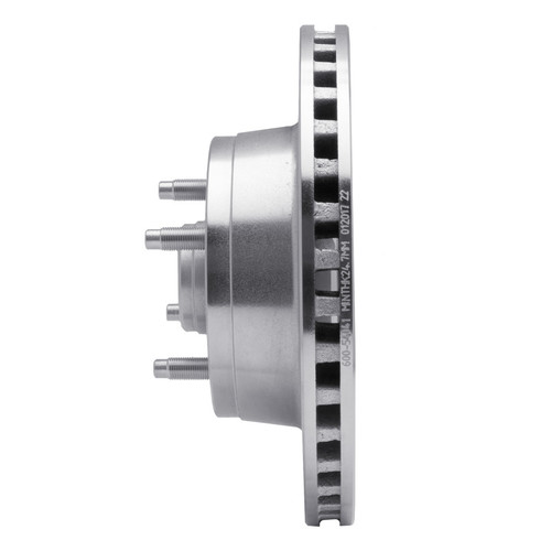 R1 93-93 Ford Mustang Front Left Drilled & Slotted Silver Brake Rotor