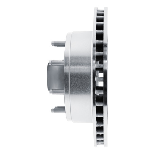 R1 80-85 Ford F-250 2WD (Excl Super Duty) Front Left Drilled & Slotted Silver Brake Rotor