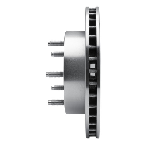 R1 86-88 Ford BRONCO Front Left Drilled & Slotted Silver Brake Rotor