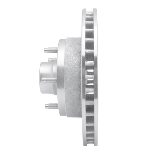 R1 73-73 Ford Galaxie 500 Front Right Drilled & Slotted Silver Brake Rotor