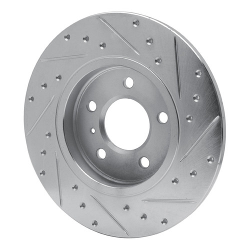 R1 05-05 Buick TERRAZA Rear Left Drilled & Slotted Silver Brake Rotor
