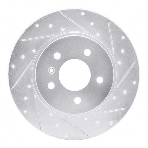 R1 05-05 Buick TERRAZA Rear Right Drilled & Slotted Silver Brake Rotor EDZ-52025R