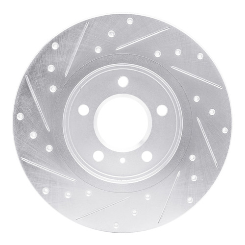 R1 05-05 Buick TERRAZA Rear Right Drilled & Slotted Silver Brake Rotor EDZ-52025R