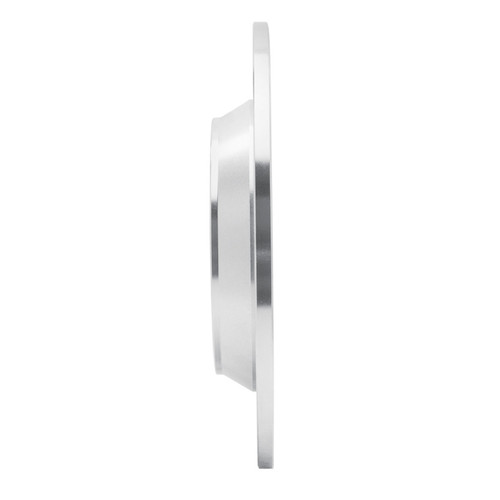 R1 15-23 Ford Mustang Rear Right Drilled & Slotted Silver Brake Rotor