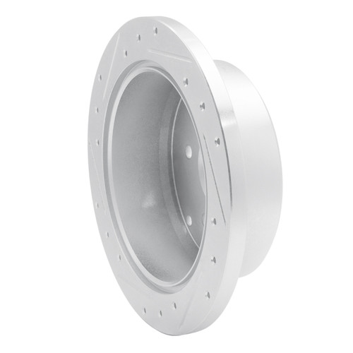 R1 04-04 Pontiac GTO Rear Right Drilled & Slotted Silver Brake Rotor