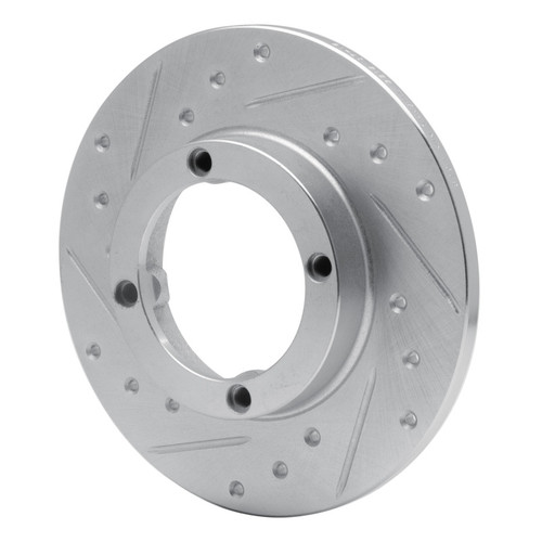 R1 85-94 Chevrolet Sprint Front Left Drilled & Slotted Silver Brake Rotor