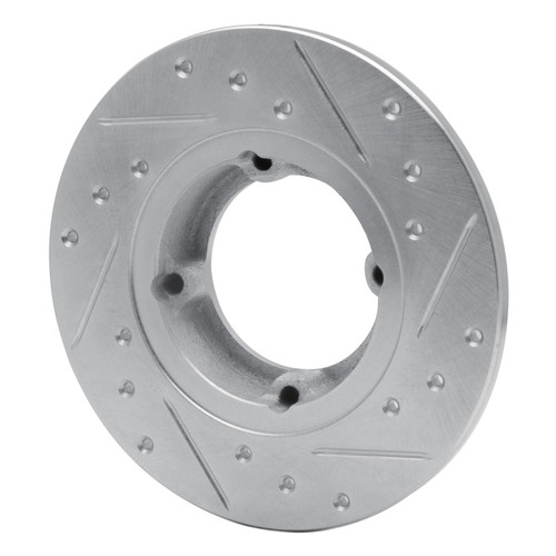 R1 85-94 Chevrolet Sprint Front Left Drilled & Slotted Silver Brake Rotor