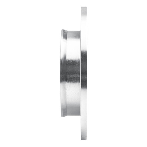 R1 78-80 Ford Fiesta (USA/Canada) Front Right Drilled & Slotted Silver Brake Rotor