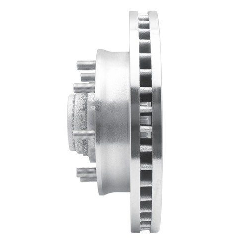 R1 01-02 Chevrolet Express 3500 Front Right Drilled & Slotted Silver Brake Rotor