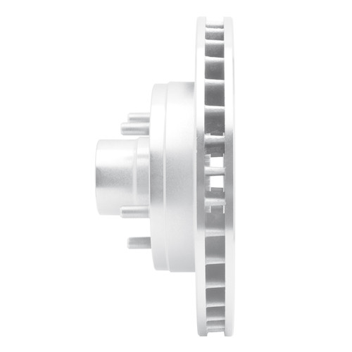 R1 93-95 Chevrolet G10 Front Right Drilled & Slotted Silver Brake Rotor