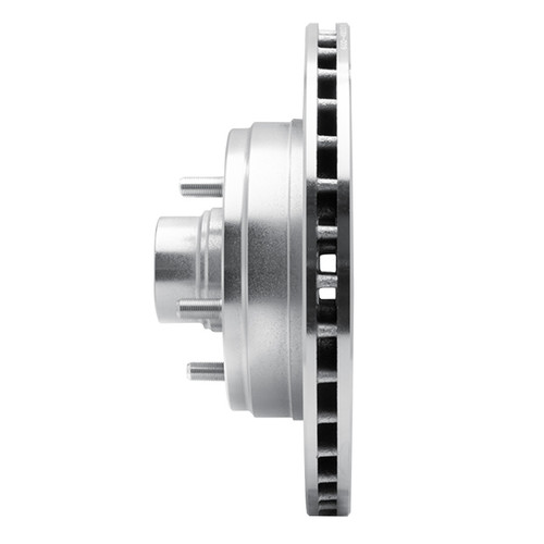 R1 90-02 Chevrolet ASTRO Front Left Drilled & Slotted Silver Brake Rotor EDZ-48015L