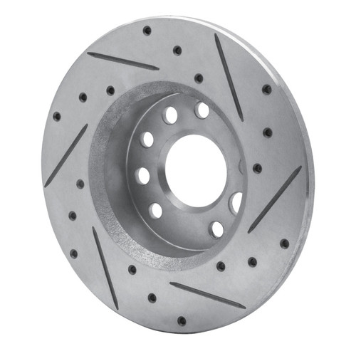 R1 82-82 Buick SKYHAWK Front Left Drilled & Slotted Silver Brake Rotor