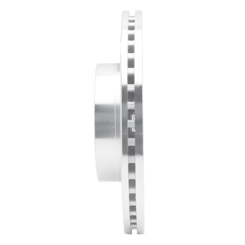 R1 13-25 Cadillac ATS Front Left Drilled & Slotted Silver Brake Rotor EDZ-46033L