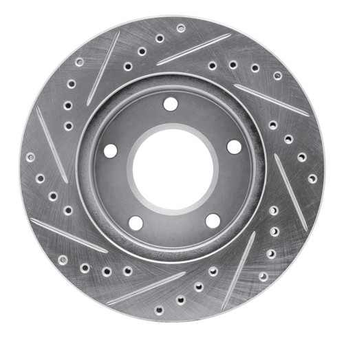 R1 69-78 Cadillac Eldorado Front RightRear Right Drilled & Slotted Silver Brake Rotor