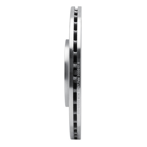 R1 88-89 Eagle MedallIon Front Left Drilled & Slotted Silver Brake Rotor