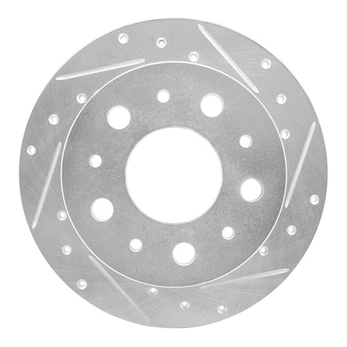 R1 14-21 Ram Promaster 2500 Rear Right Drilled & Slotted Silver Brake Rotor EDZ-40115R