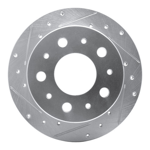 R1 14-21 Ram Promaster 2500 Rear Left Drilled & Slotted Silver Brake Rotor EDZ-40115L