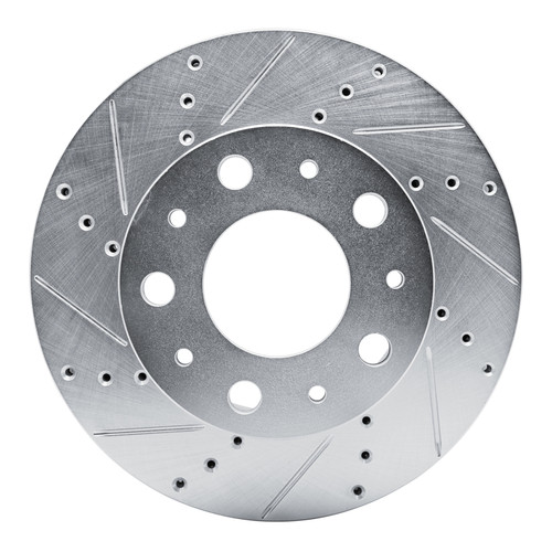 R1 14-25 Ram Promaster 2500 Front Left Drilled & Slotted Silver Brake Rotor