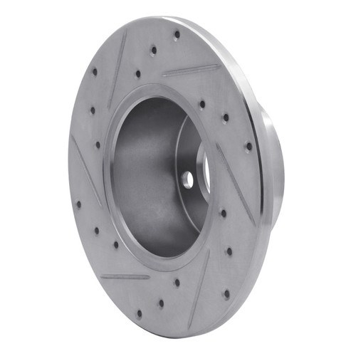 R1 77-83 BMW 320I (USA/Canada) Front Right Drilled & Slotted Silver Brake Rotor