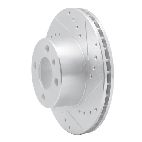 R1 76-77 BMW 320I (USA/Canada) Front Right Drilled & Slotted Silver Brake Rotor